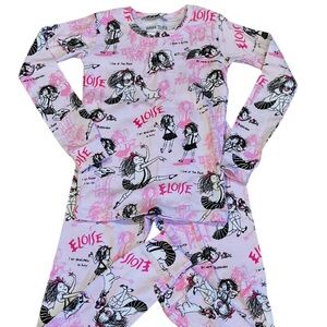 NWOT, Girl’s Pink “Eloise” Long Pajama Set, Size 8
